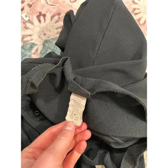 Y2K VTG Womens Black High Waisted Flare Grommet Pants Grunge Emo Alt 90s Small - Picture 5 of 8